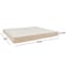 Pet Adobe Orthopedic Sherpa Top Pet Bed with Memory Foam and Removable Cover 44x35x4.75 Tan by Pet Adobe 561543ACI - alternate 2